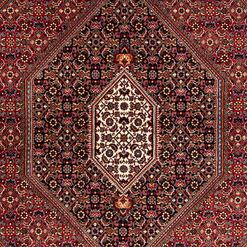 Tapis persan - Bidjar - 232 x 168 cm - rouge foncé