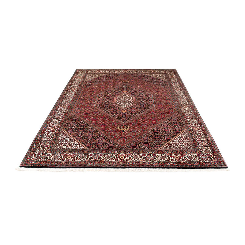 Tapis persan - Bidjar - 232 x 168 cm - rouge foncé