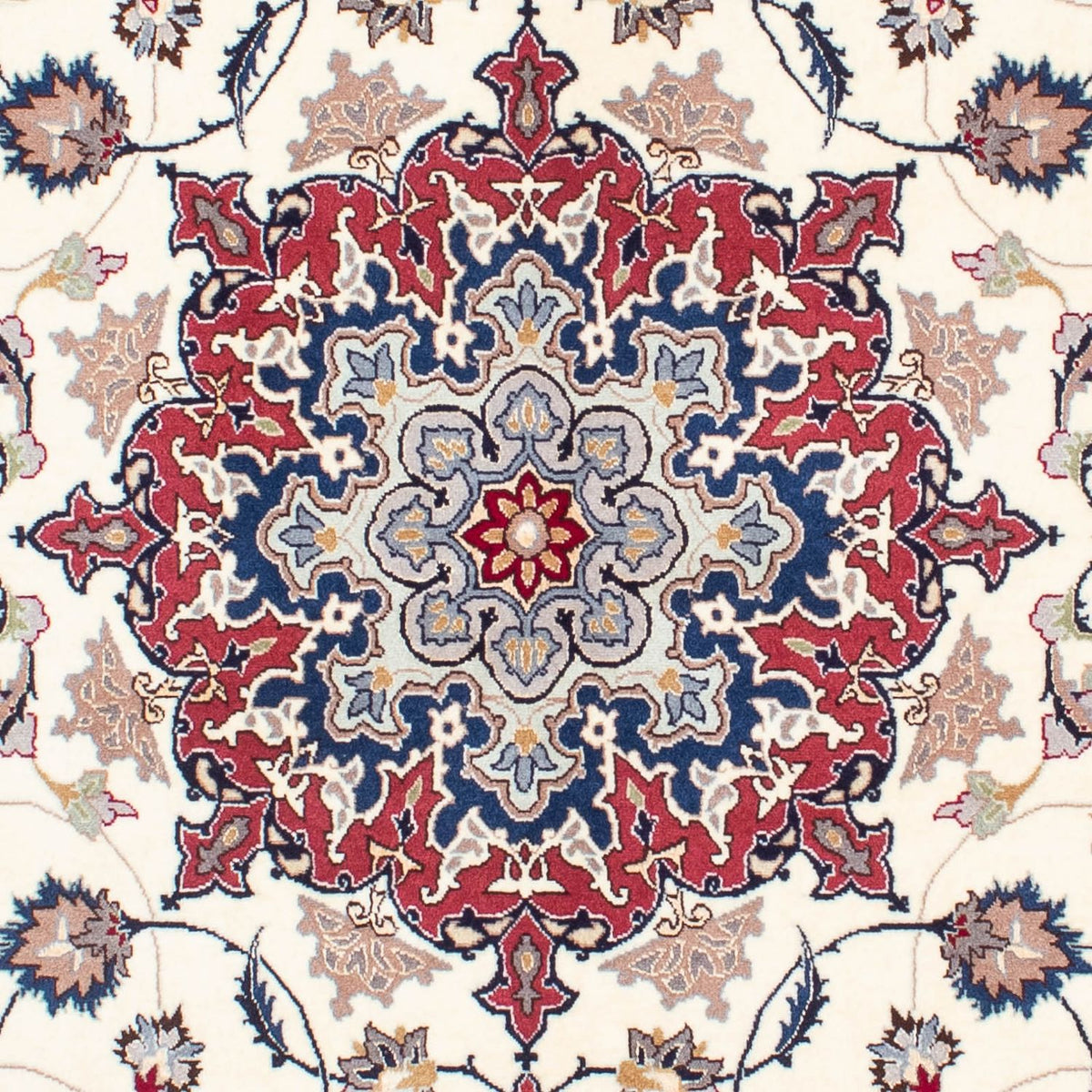 Tapis persan - Tabriz - Royal - 206 x 154 cm - beige
