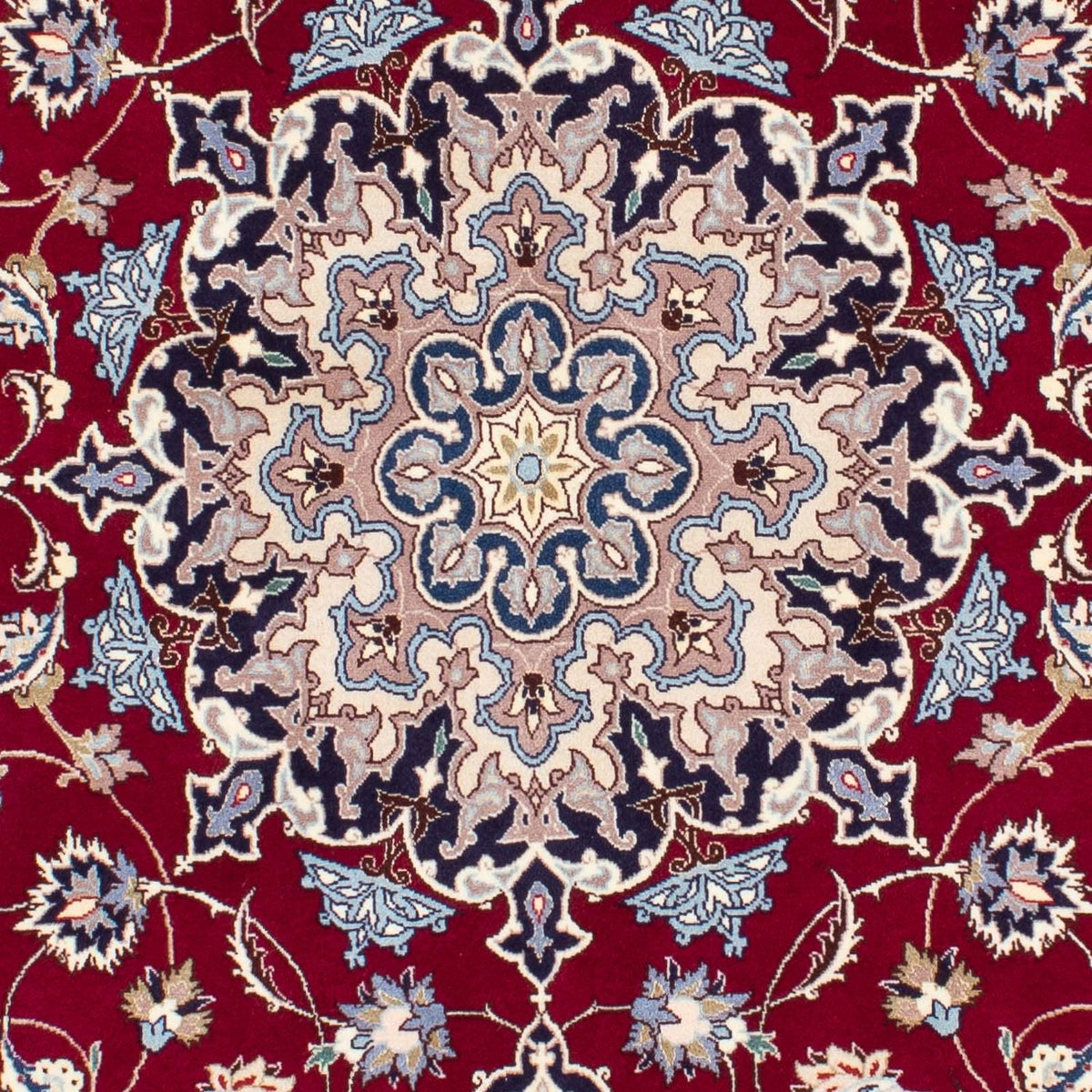 Tapis persan - Tabriz - Royal - 207 x 155 cm - rouge foncé