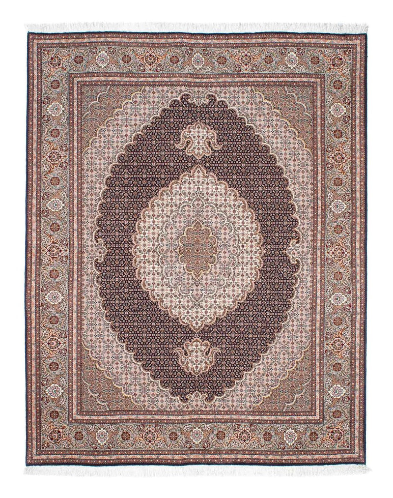 Tapis persan - Tabriz - 187 x 150 cm - marron clair
