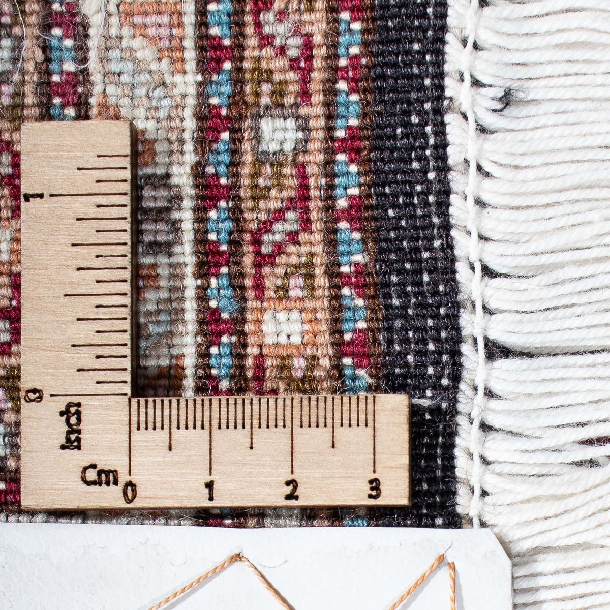 Tapis persan - Tabriz - 187 x 150 cm - marron clair