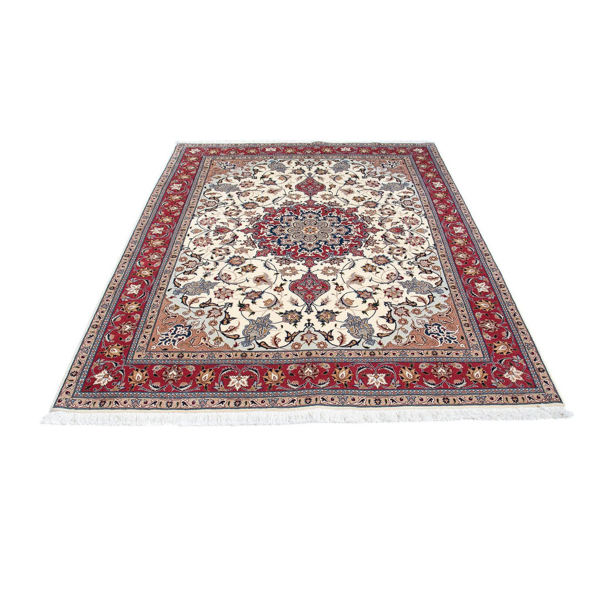 Tapis persan - Tabriz - Royal - 208 x 152 cm - beige