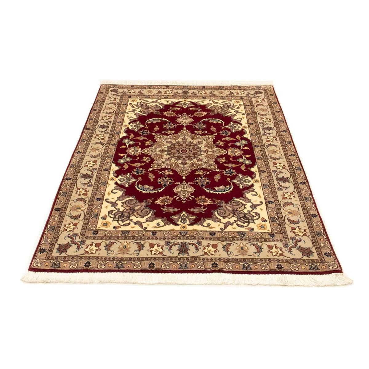 Tapis persan - Tabriz - Royal - 150 x 100 cm - rouge