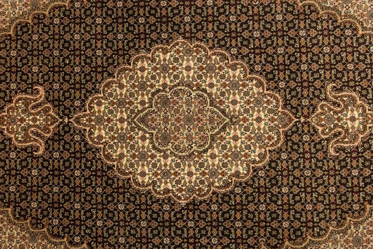 Tapis persan - Tabriz - Royal - 153 x 102 cm - bleu foncé