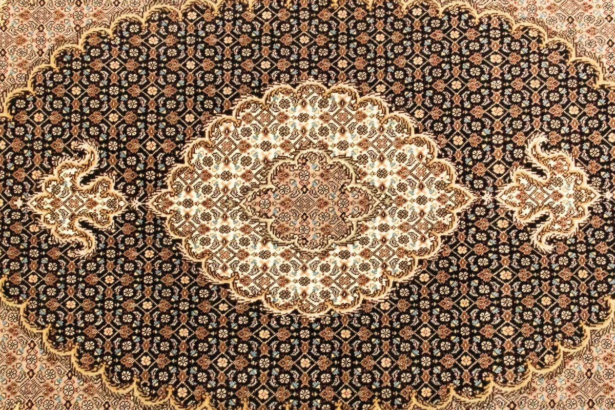 Tapis persan - Tabriz - 145 x 104 cm - noir