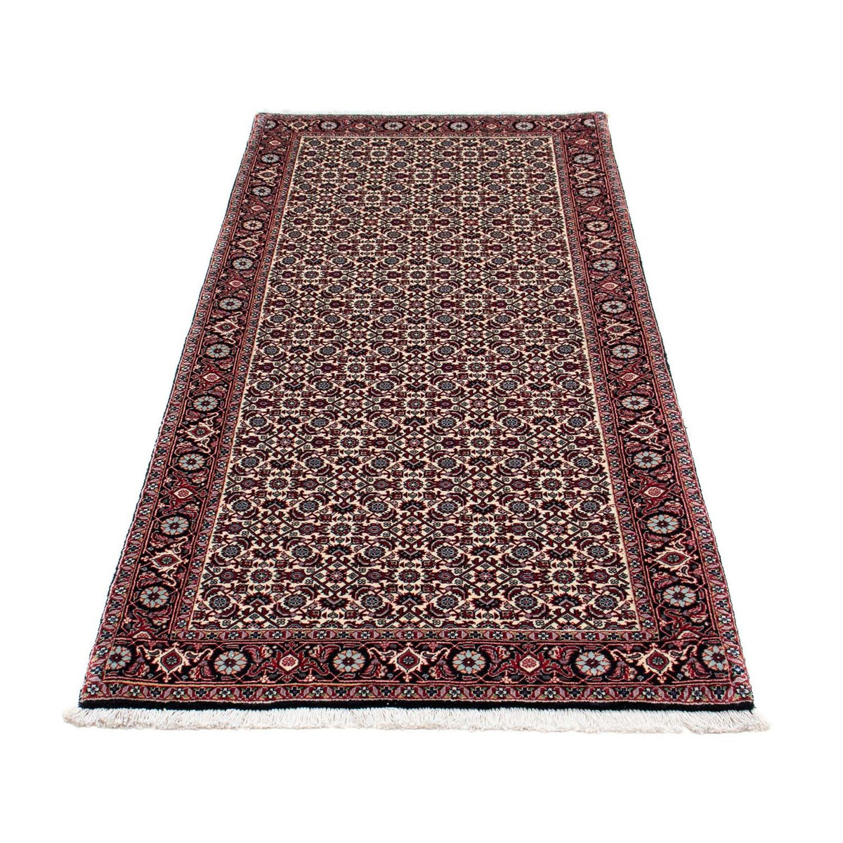 Tapis de couloir Tapis persan - Bidjar - 189 x 82 cm - beige