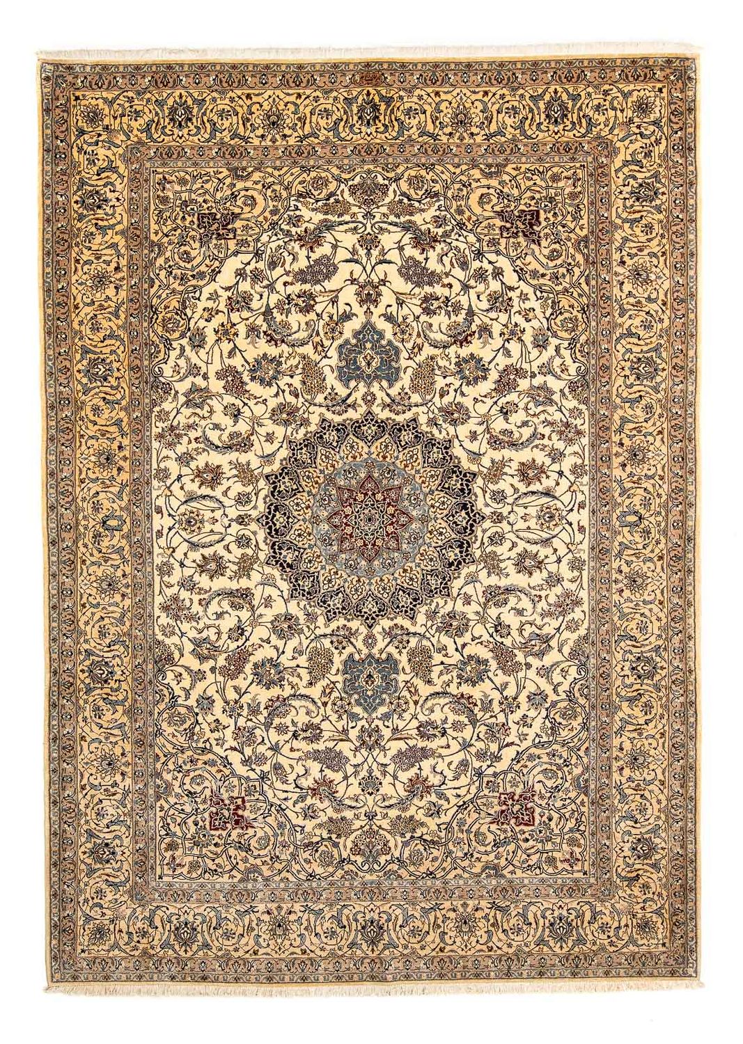 Tapis persan - Nain - Premium - 293 x 208 cm - beige