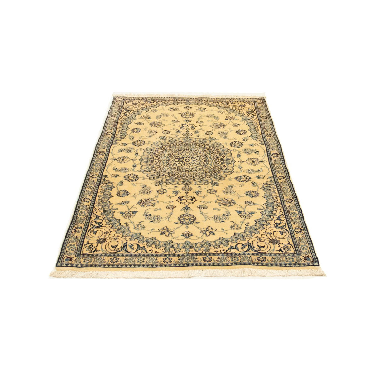 Tapis persan - Nain - Premium - 140 x 77 cm - beige