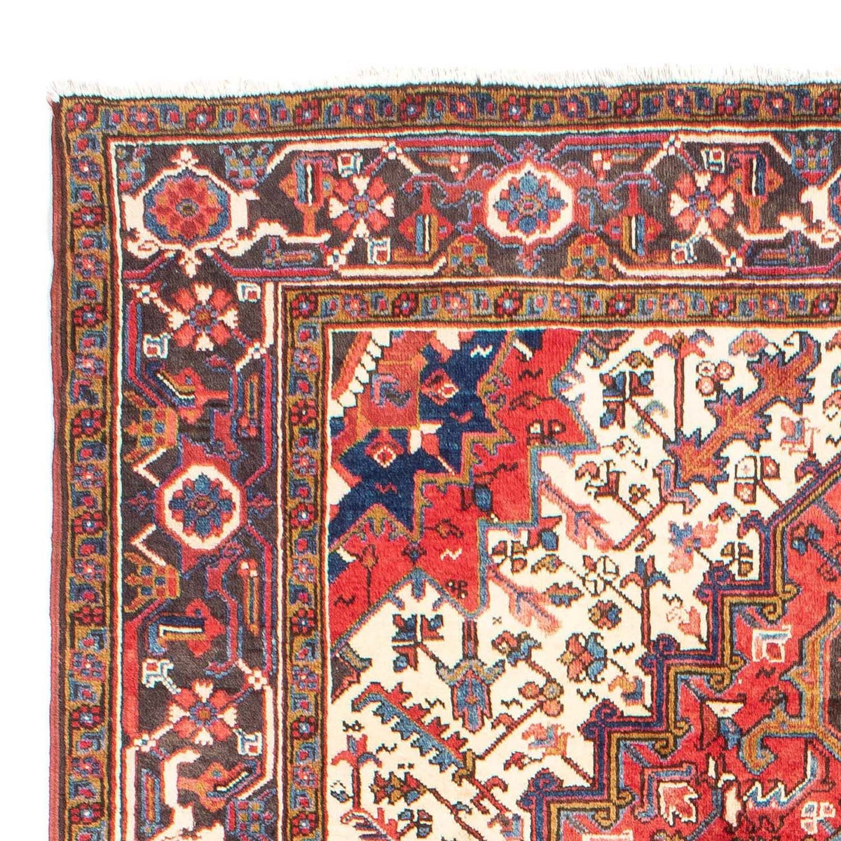 Tapis persan - Nomadic - 264 x 205 cm - rouge