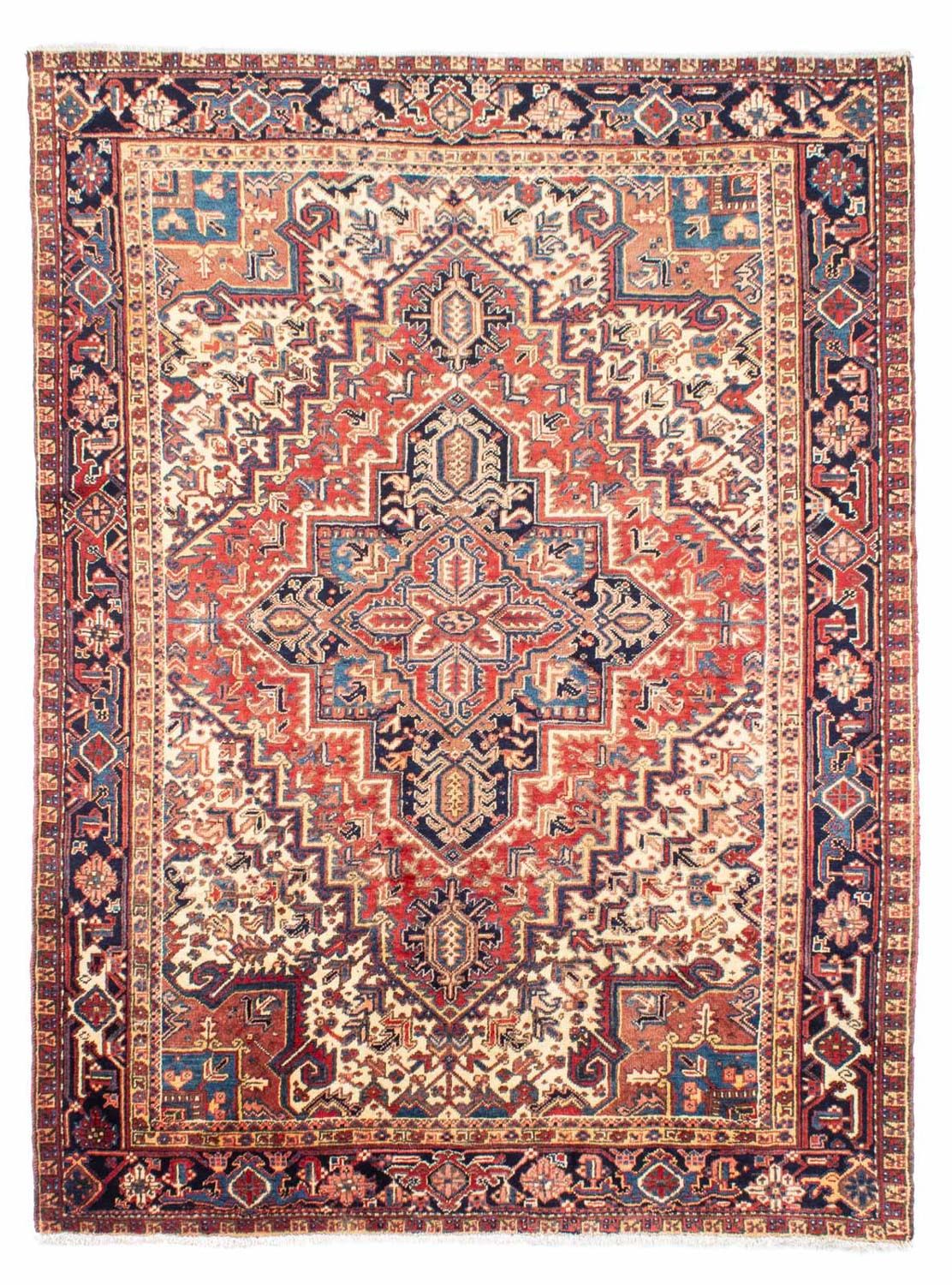 Tapis persan - Nomadic - 256 x 206 cm - rouge clair