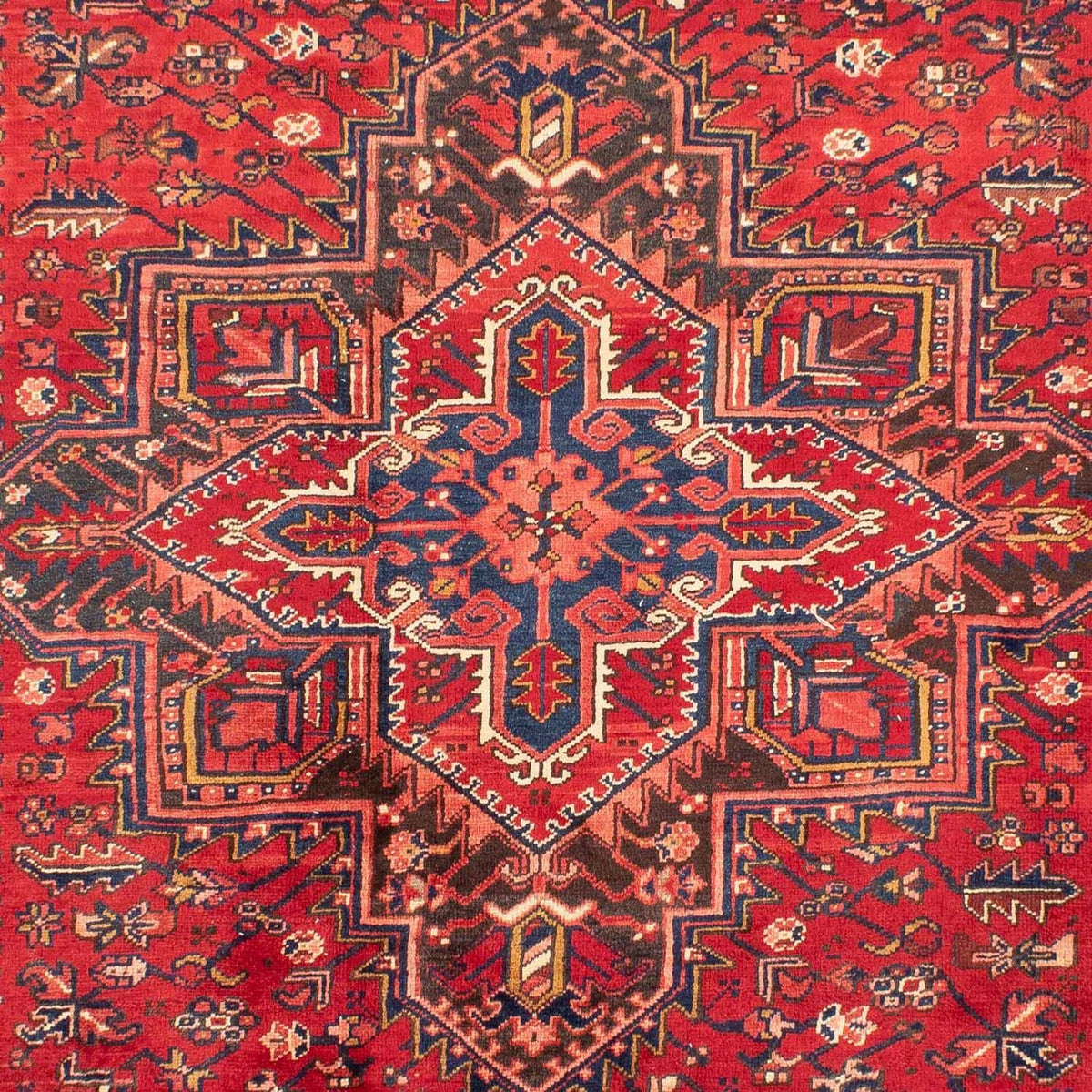 Tapis persan - Nomadic - 300 x 207 cm - rouge
