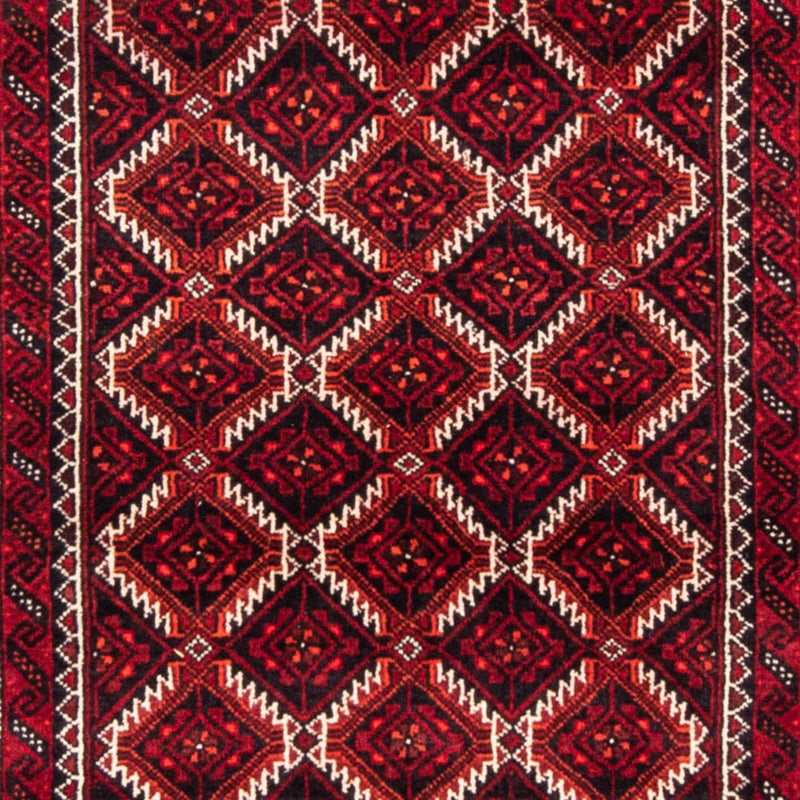 Tapis de couloir Tapis Belutsch - 248 x 117 cm - rouge foncé