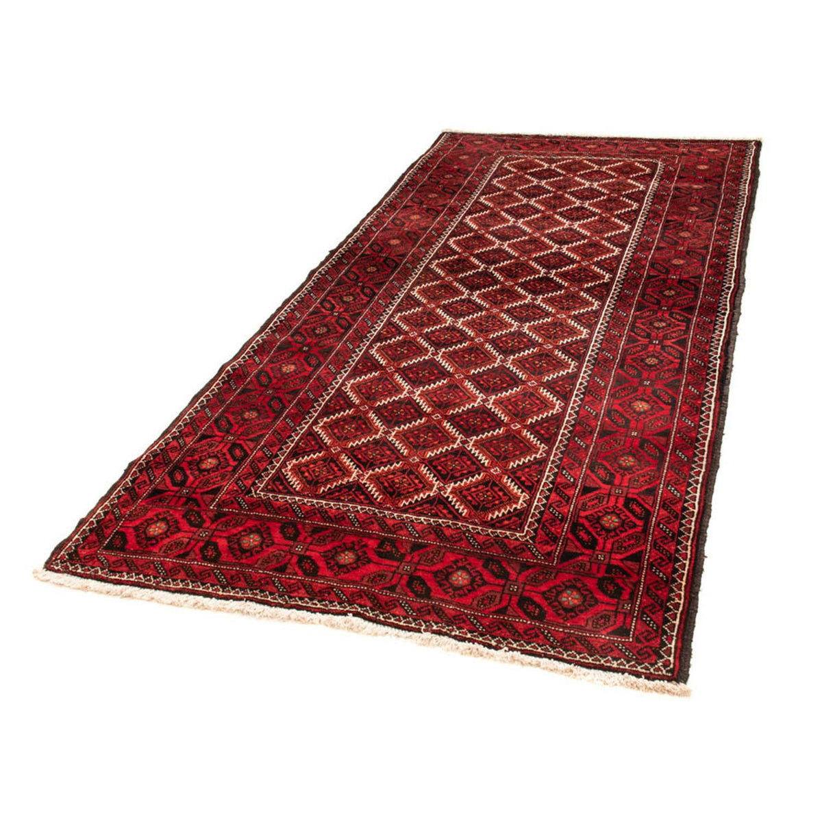Tapis de couloir Tapis Belutsch - 248 x 117 cm - rouge foncé
