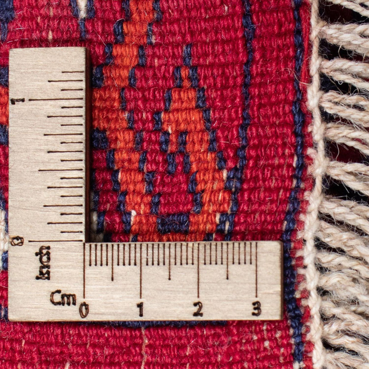 Tapis Turkaman - 300 x 228 cm - rouge foncé