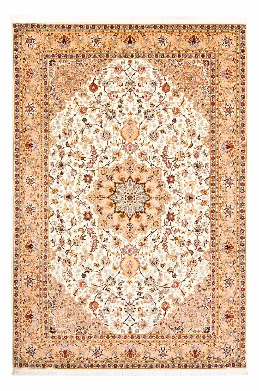 Tapis persan - Tabriz - Royal - 292 x 198 cm - beige