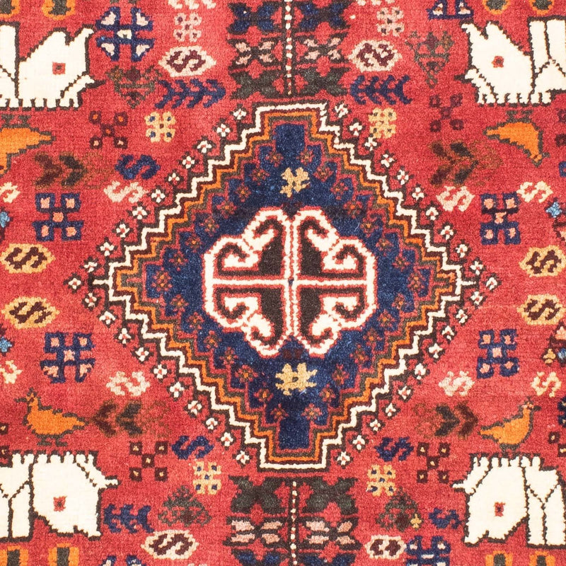 Tapis persan - Nomadic - 140 x 97 cm - rouge