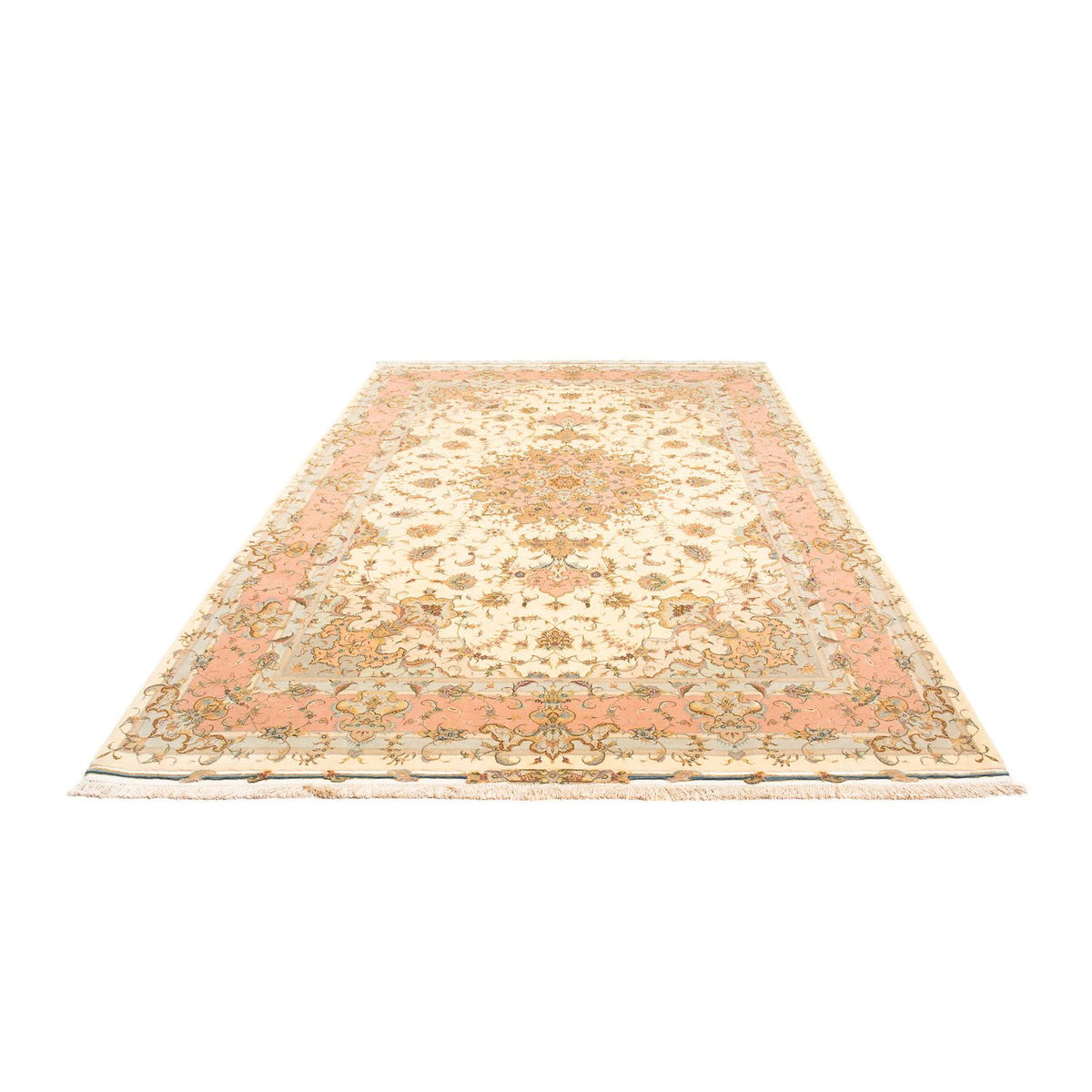 Tapis persan - Tabriz - Royal - 306 x 202 cm - beige