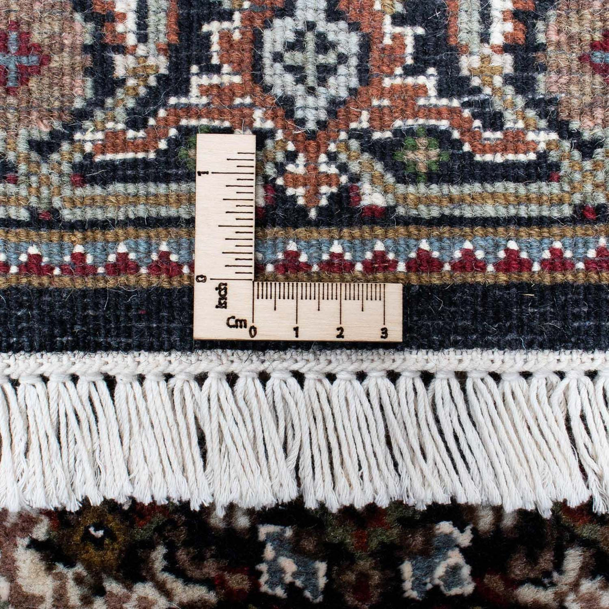 Tapis persan - Tabriz - 140 x 72 cm - bleu foncé