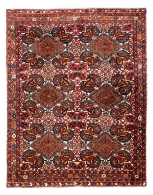 Tapis persan - Nomadic - 198 x 150 cm - multicolore