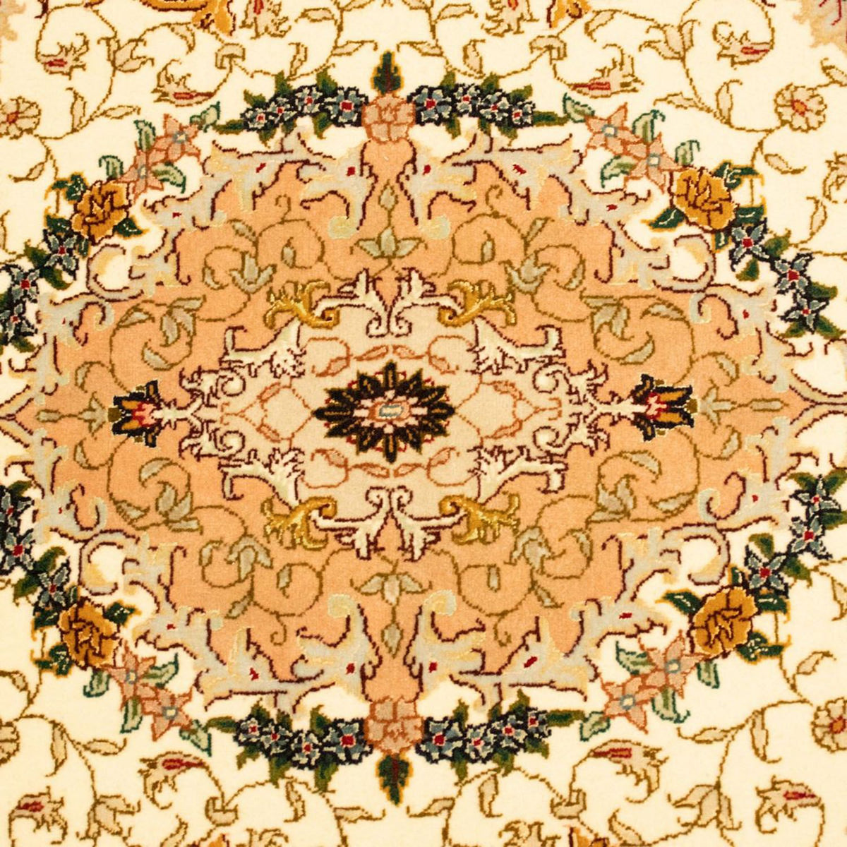 Tapis persan - Tabriz - Royal - 150 x 100 cm - beige