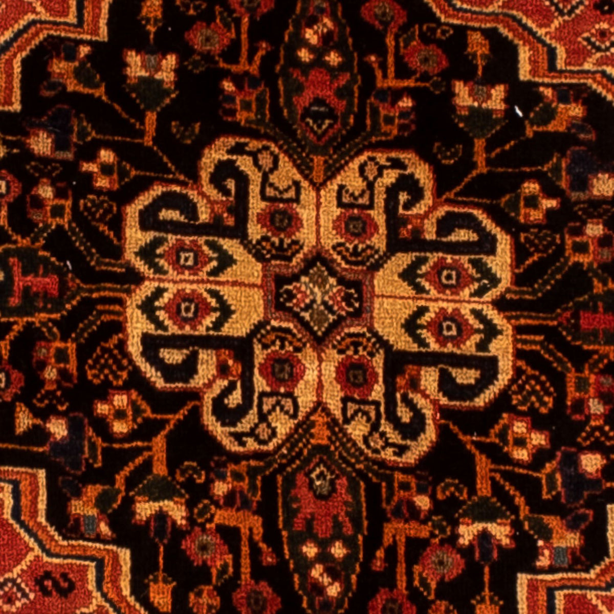 Tapis persan - Nomadic - 268 x 205 cm - rouge foncé