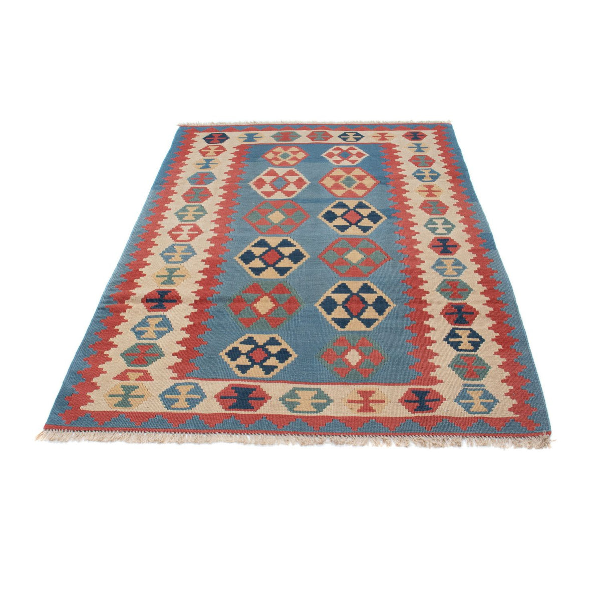 Tapis Kelim - Oriental - 179 x 108 cm - bleu