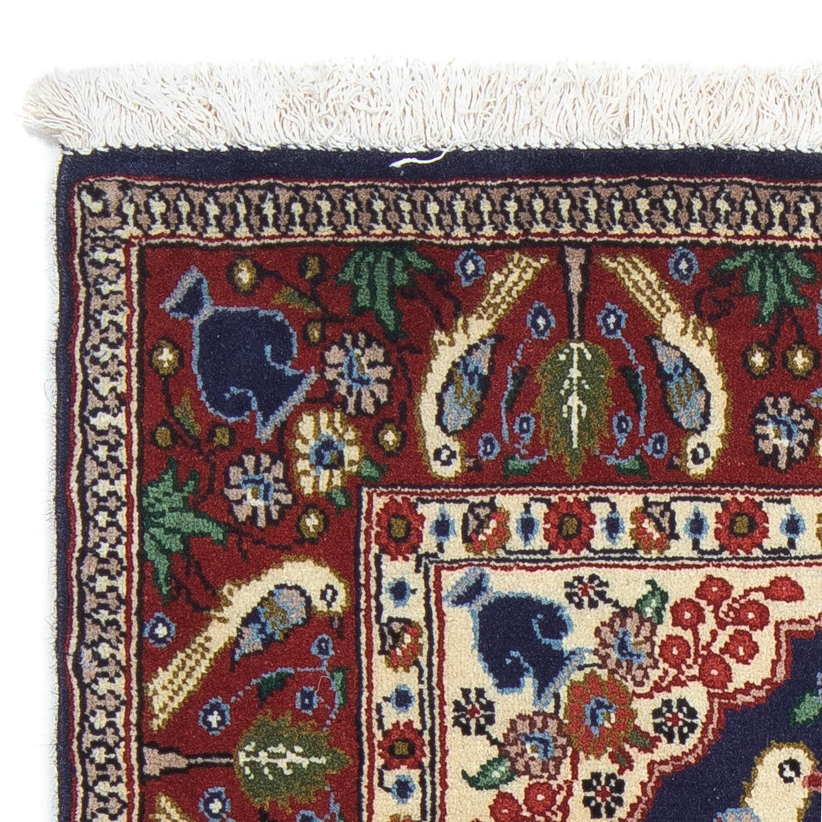 Tapis persan - Classique - 84 x 60 cm - bleu foncé