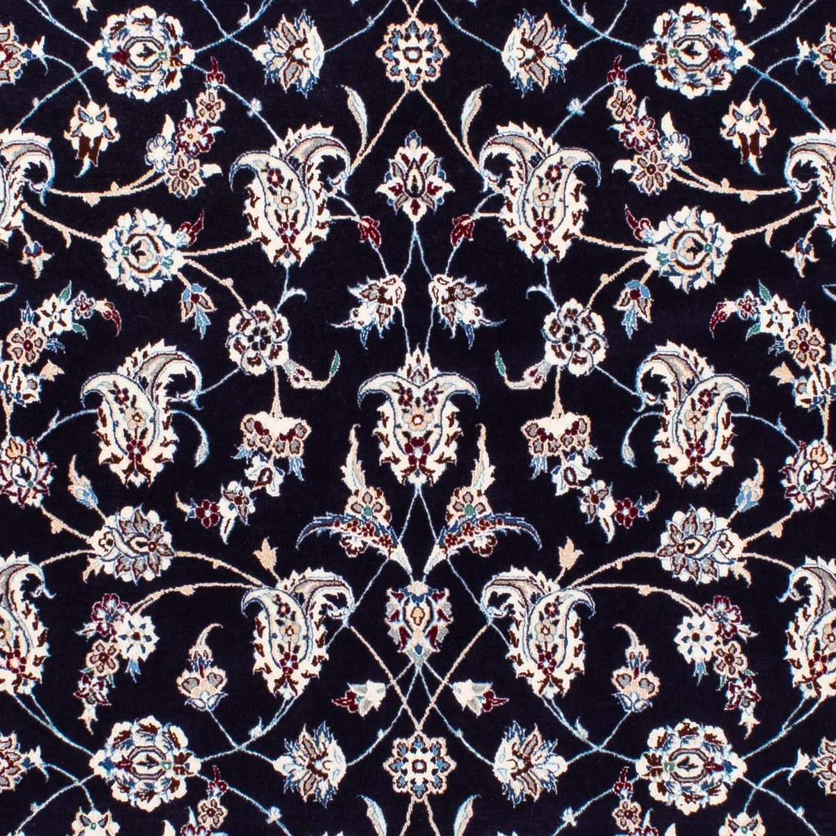 Tapis persan - Nain - Premium - 227 x 139 cm - bleu foncé
