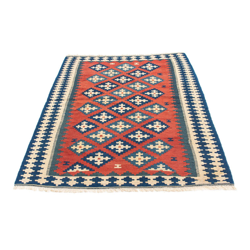 Tapis Kelim - Oriental - 150 x 106 cm - rouge foncé