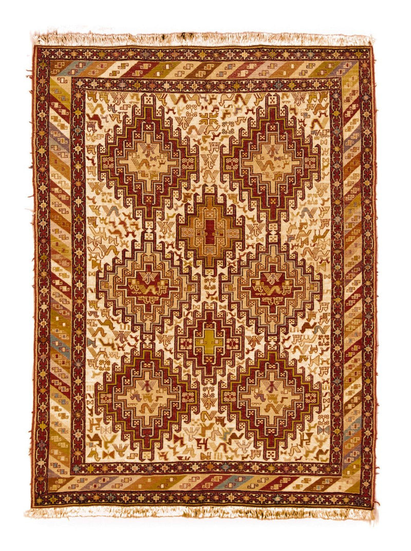 Tapis persan - Tabriz - 138 x 106 cm - beige