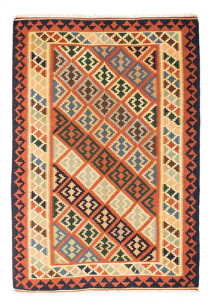 Tapis Kelim - Oriental - 208 x 157 cm - rouille