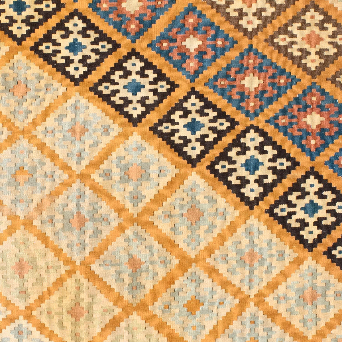 Tapis Kelim - Oriental - 195 x 156 cm - marron clair