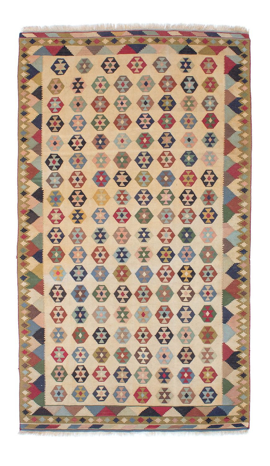 Tapis Kelim - Oriental - 216 x 127 cm - beige