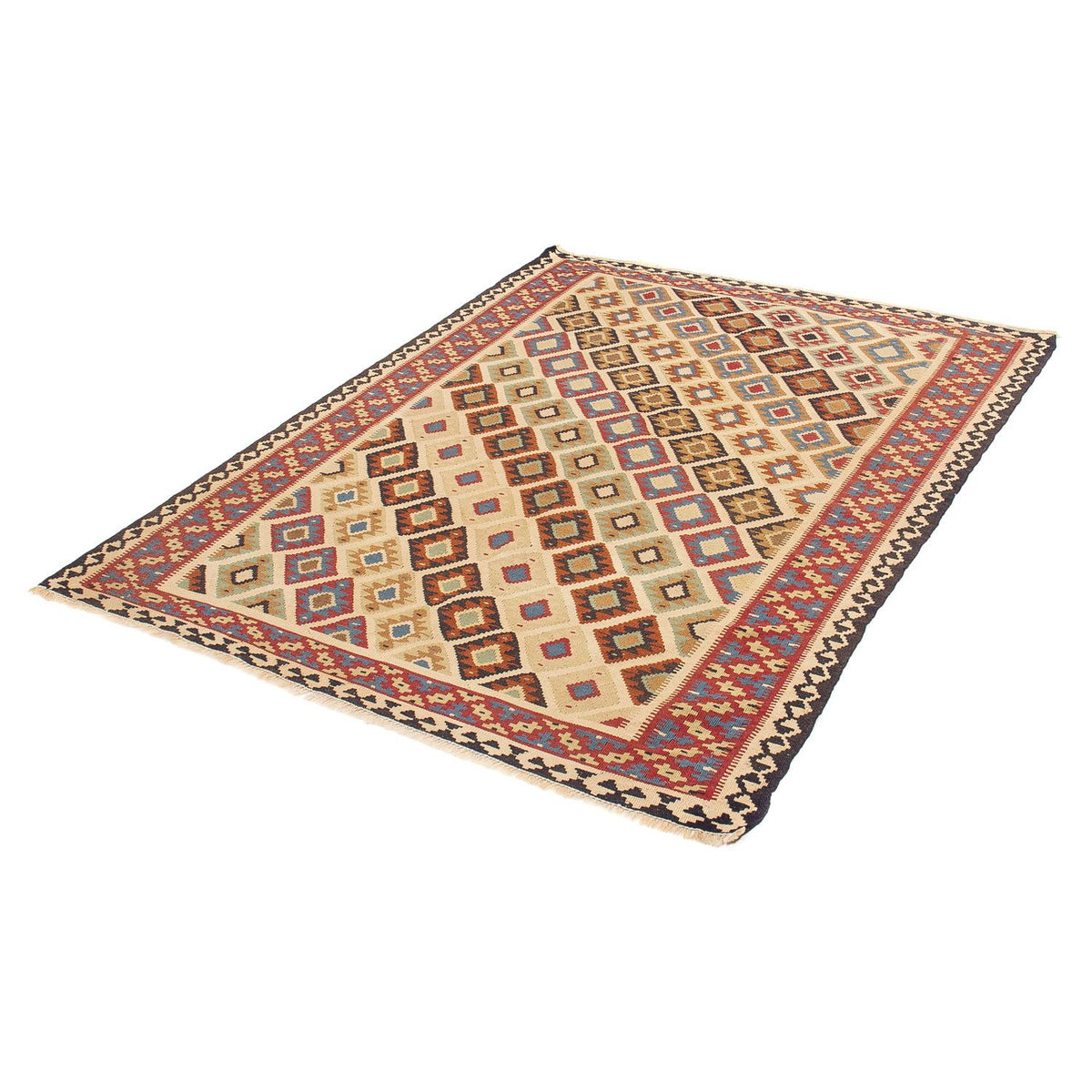 Tapis Kelim - Oriental - 175 x 124 cm - marron