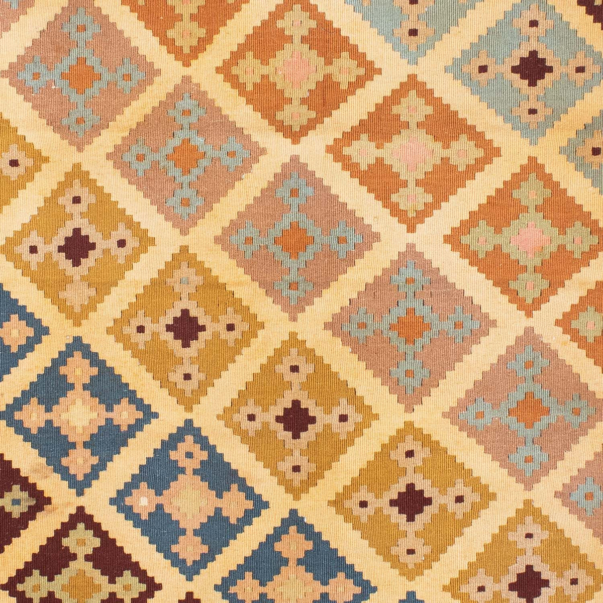 Tapis Kelim - Oriental - 190 x 142 cm - marron clair