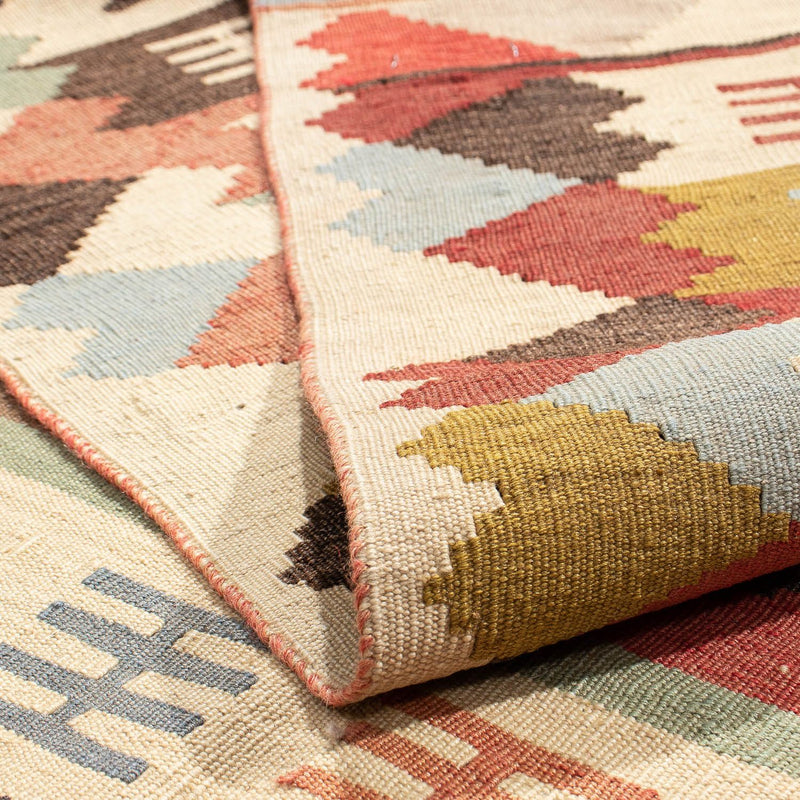 Tapis Kelim - Oriental - 191 x 125 cm - marron