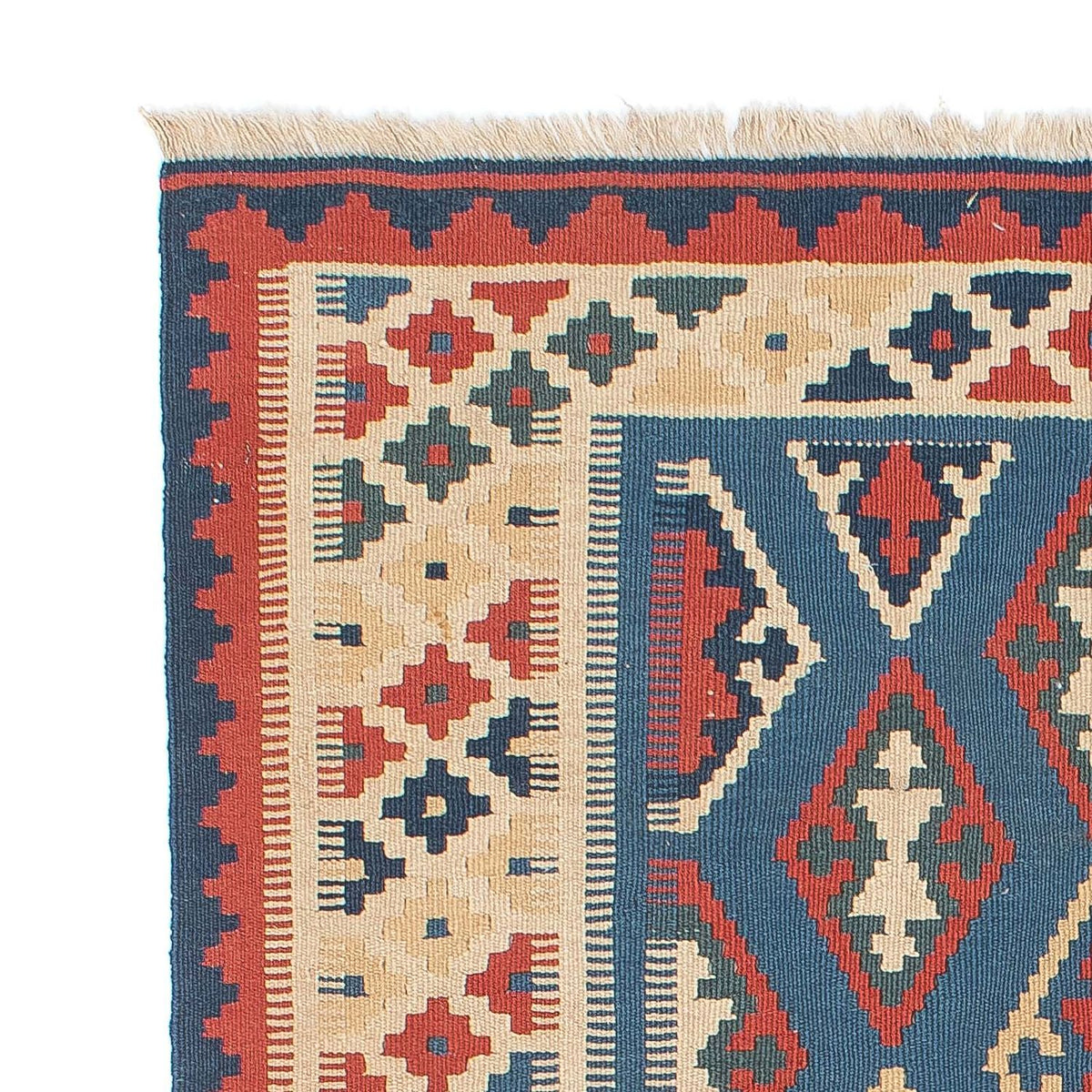 Tapis Kelim - Oriental - 168 x 114 cm - bleu