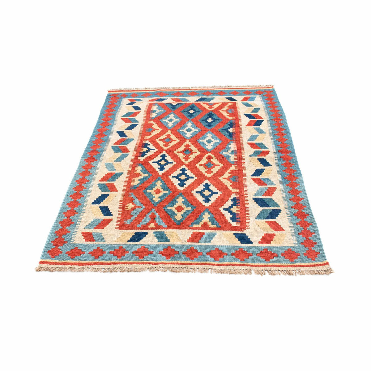 Tapis Kelim - Oriental - 152 x 100 cm - rouge