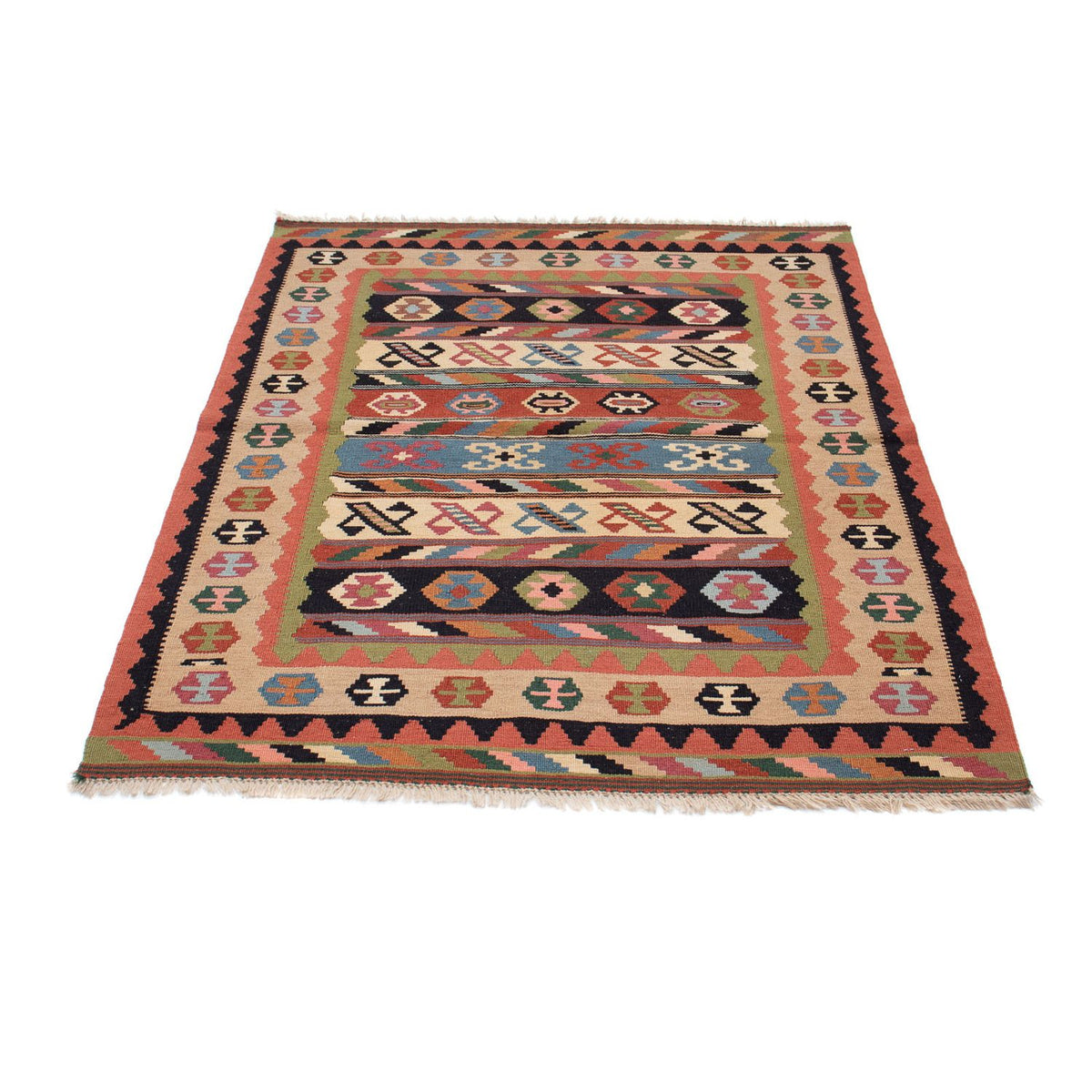 Tapis Kelim - Oriental - 144 x 105 cm - multicolore