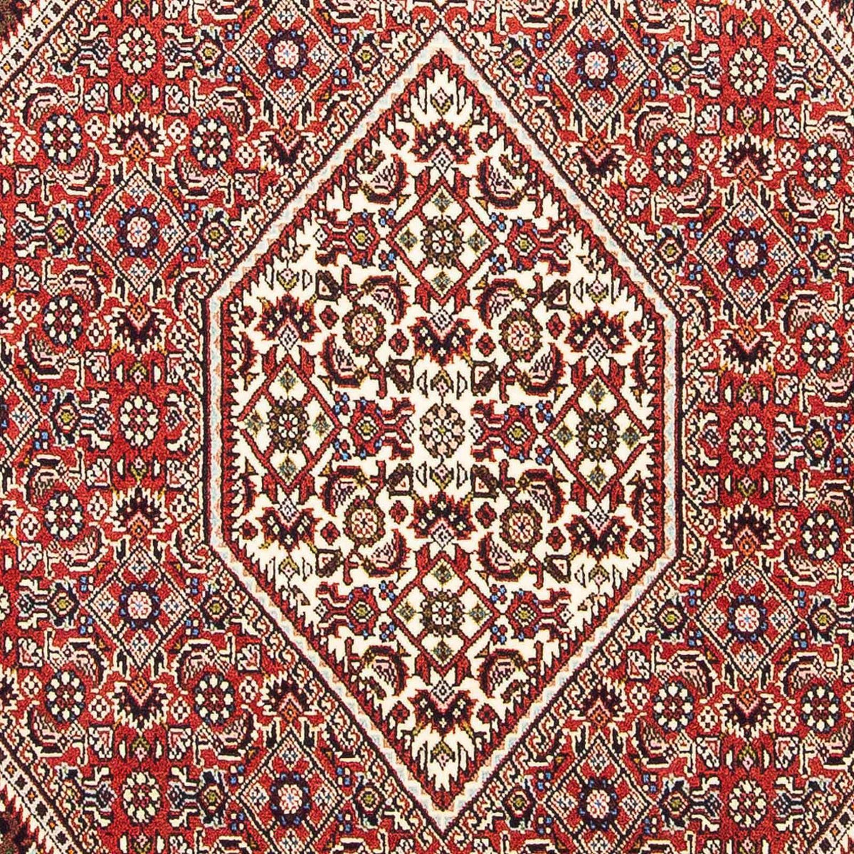 Tapis persan - Bidjar - 176 x 113 cm - rouge clair