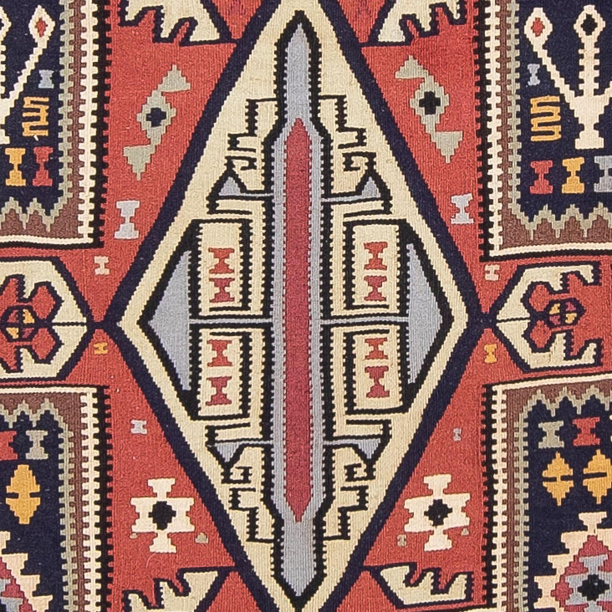 Tapis de couloir Tapis Kelim - Oriental - 382 x 102 cm - multicolore