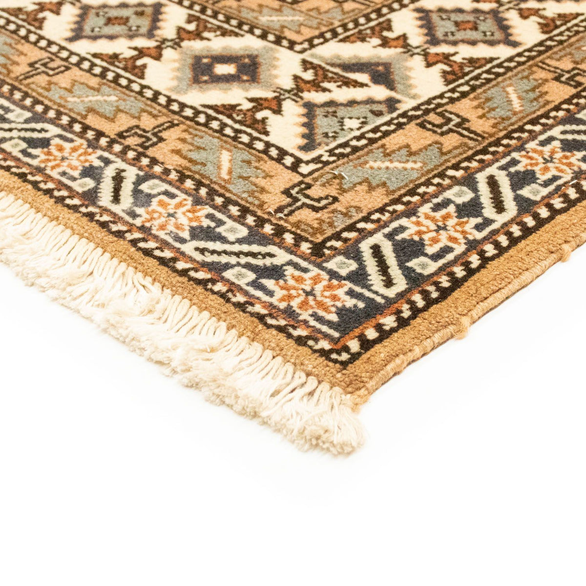 Tapis persan - Nomadic - 197 x 144 cm - marron clair