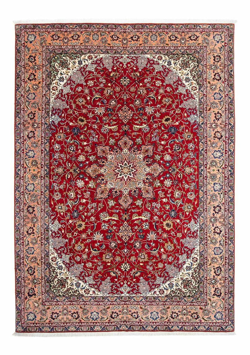 Tapis persan - Tabriz - Royal - 307 x 205 cm - rouge foncé