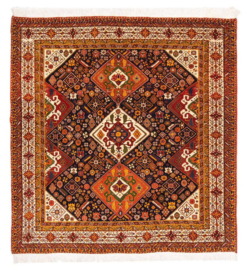 Tapis persan - Nomadic carré  - 208 x 201 cm - bleu foncé