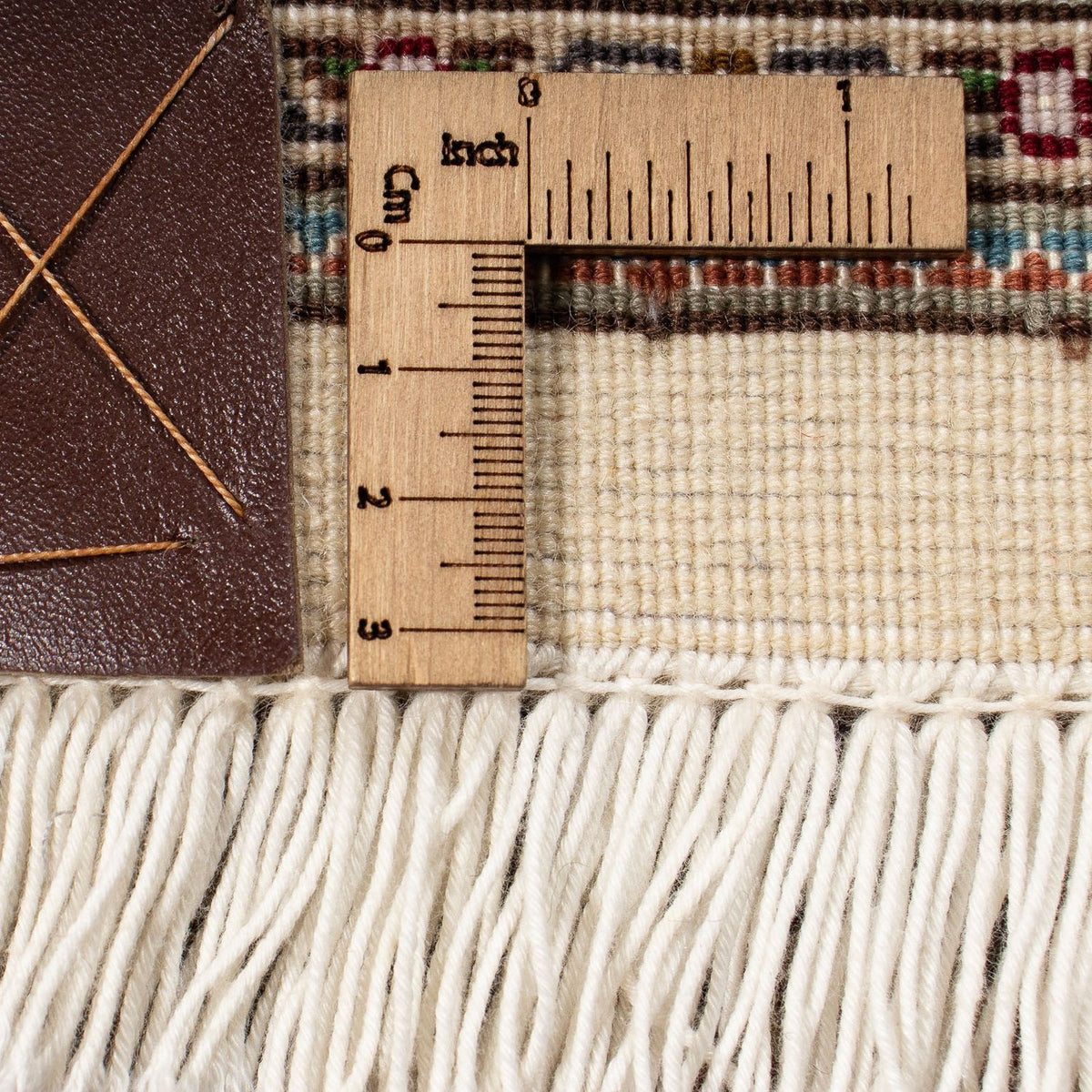 Tapis persan - Tabriz carré - 258 x 251 cm - marron clair