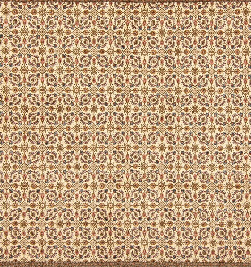 Tapis persan - Tabriz carré  - 248 x 243 cm - beige