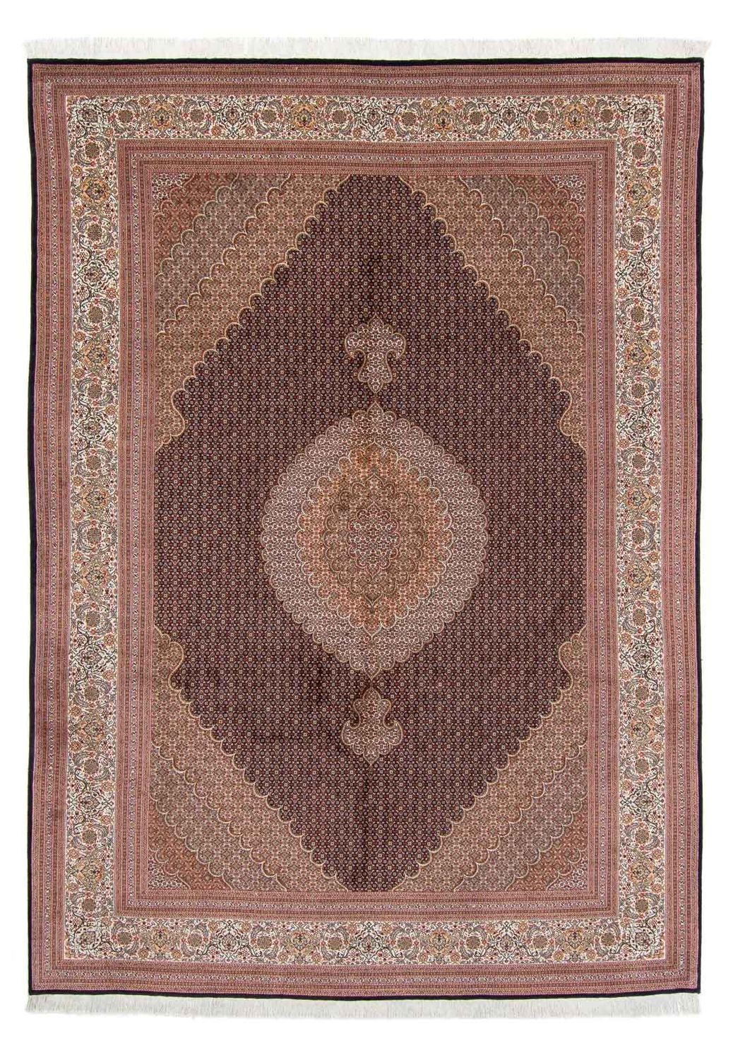 Tapis persan - Tabriz - 350 x 250 cm - marron clair