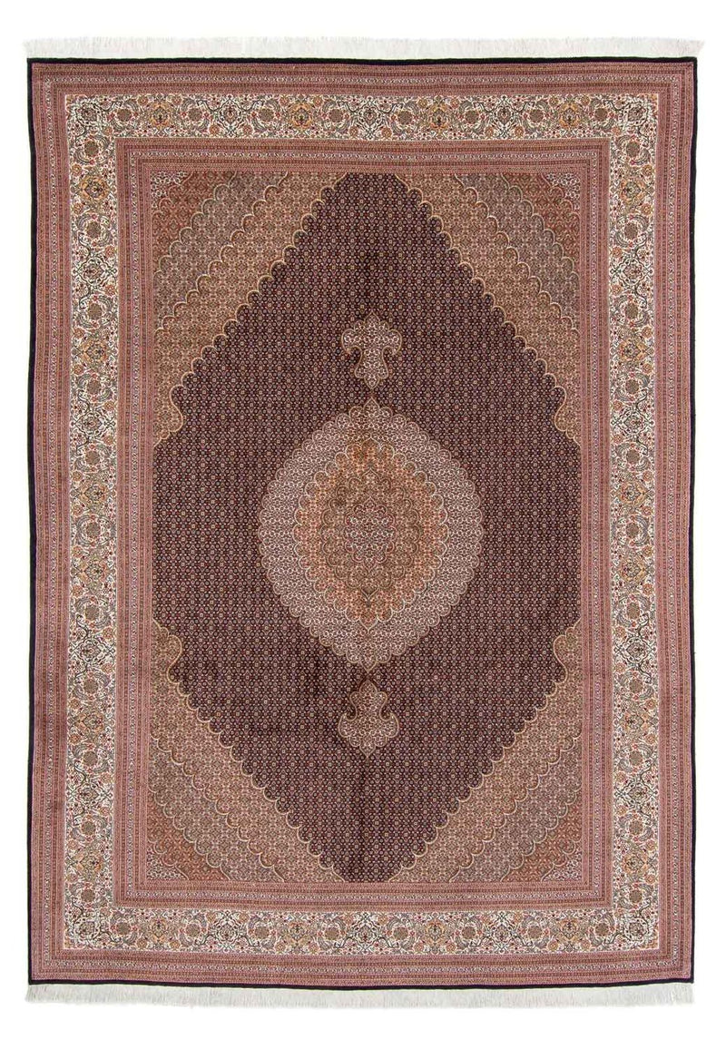 Tapis persan - Tabriz - 350 x 250 cm - marron clair
