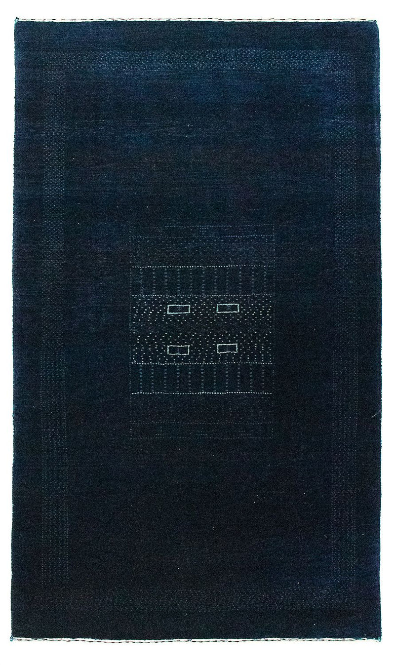 Tapis Ziegler - 132 x 75 cm - bleu foncé